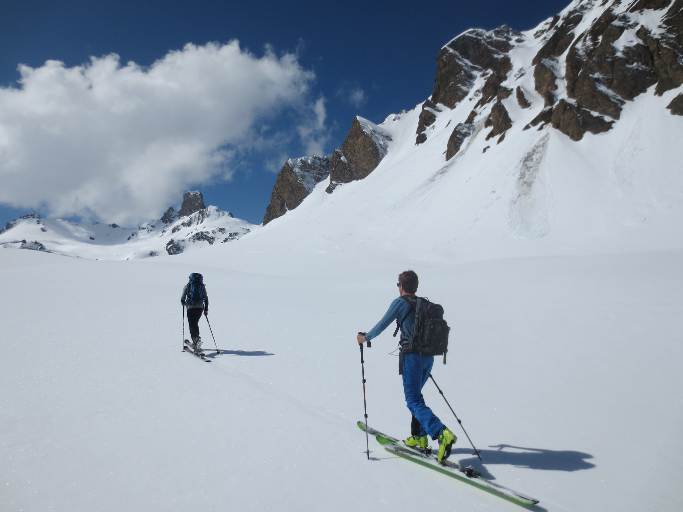 En direction du Pas de Lovégno