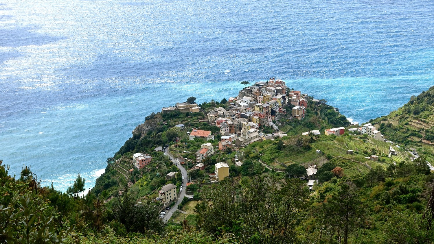 Arrivée à Corniglia