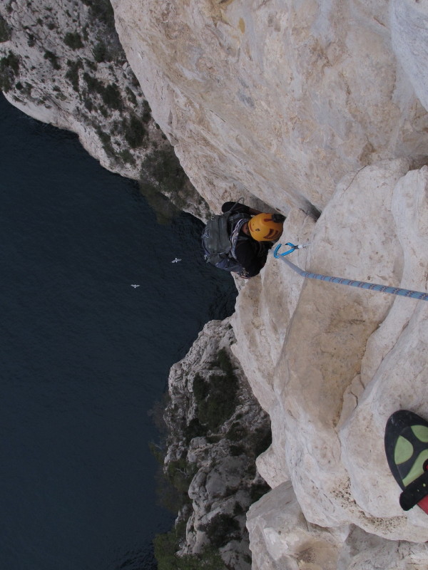 Ensuite, une magnifique fissure à protéger