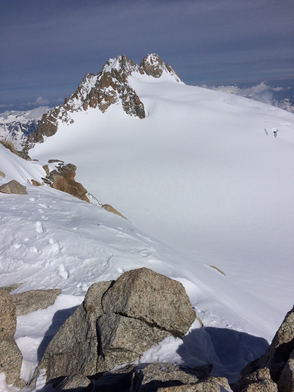 aiguille du Tour tracée ce jour