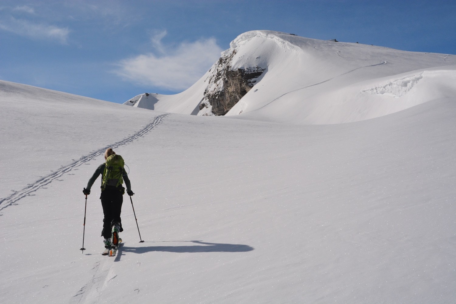 en direction du col du colonney