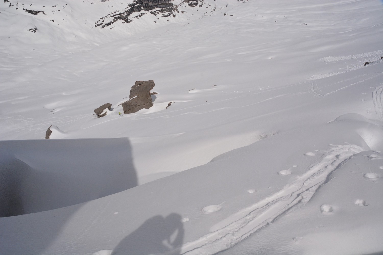 les deux cailloux vus de dessus