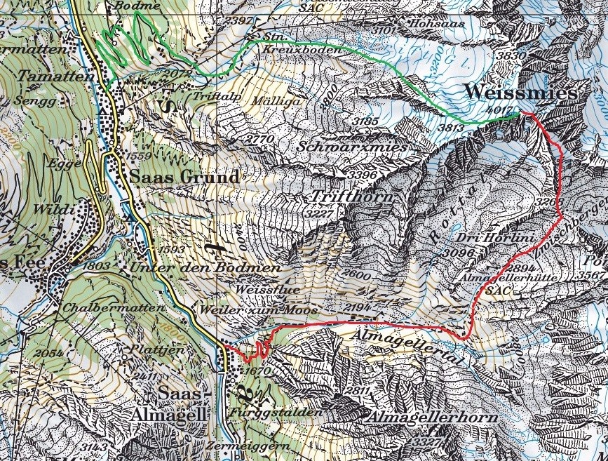 le tour réalisé