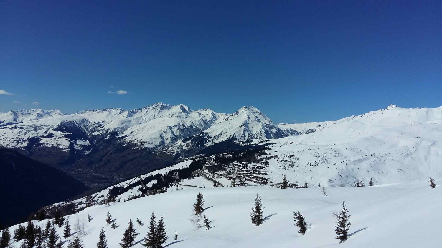 Vue vers La Rosière