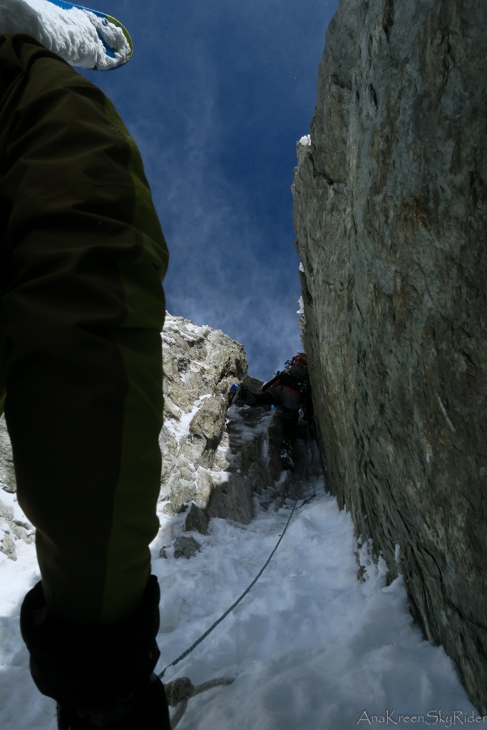 Ressaut mixte glace