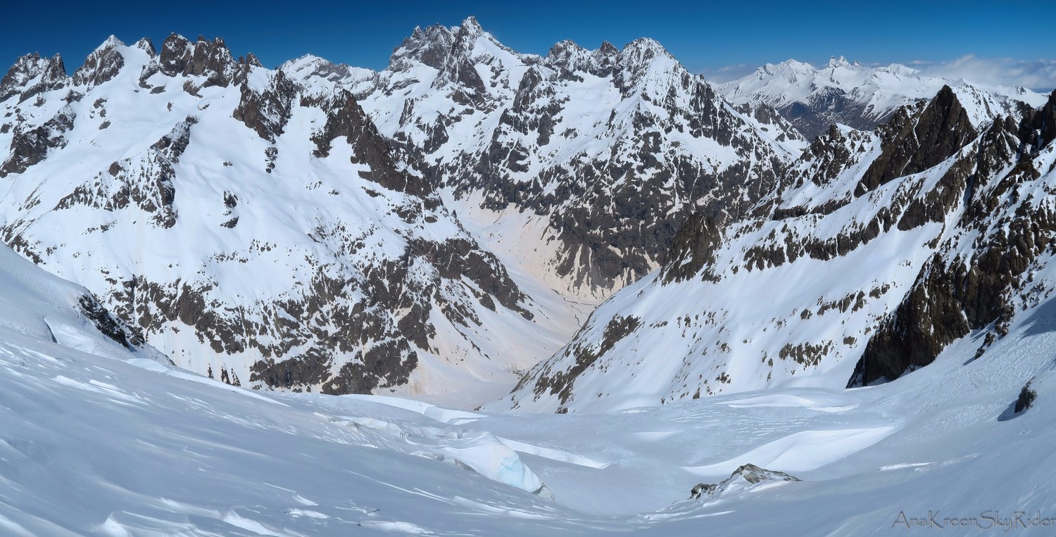 Glacier des Agneaux, destination en vue... 1000m plus bas, puis 1000m plus haut !