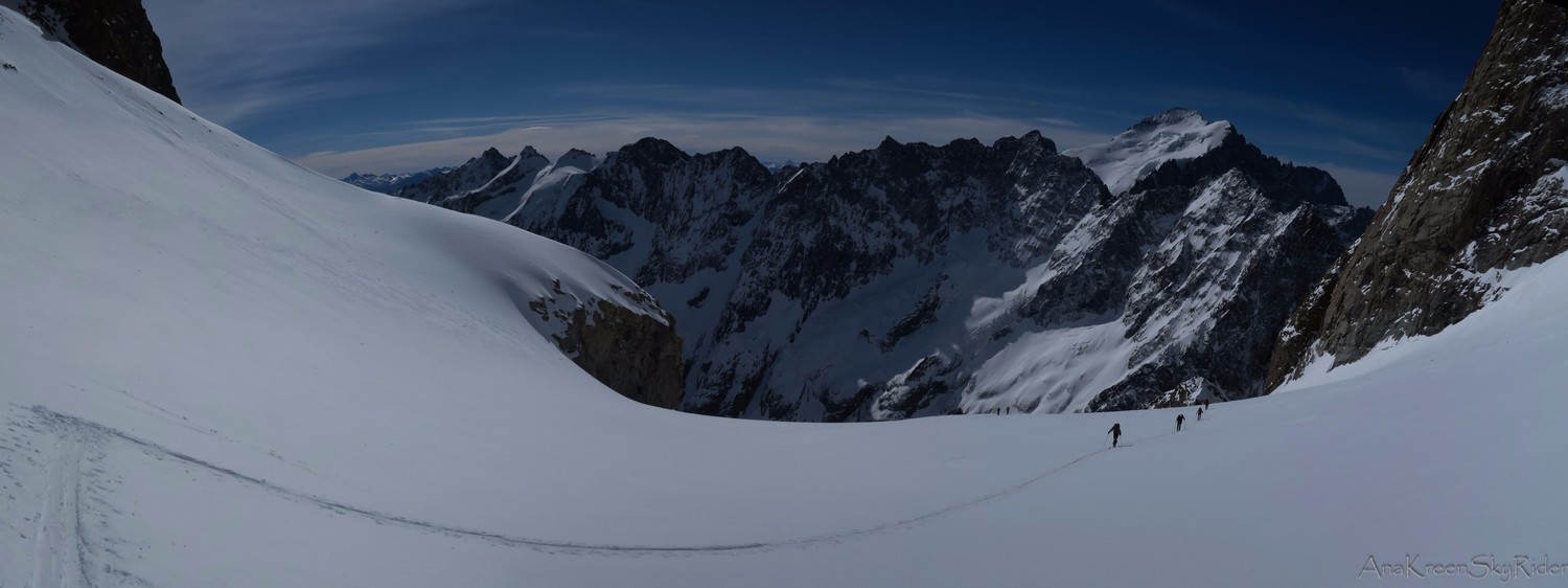 Montée vers la dernière pente