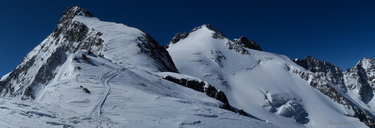 Neige Cordier versant NE et Roche Paillon