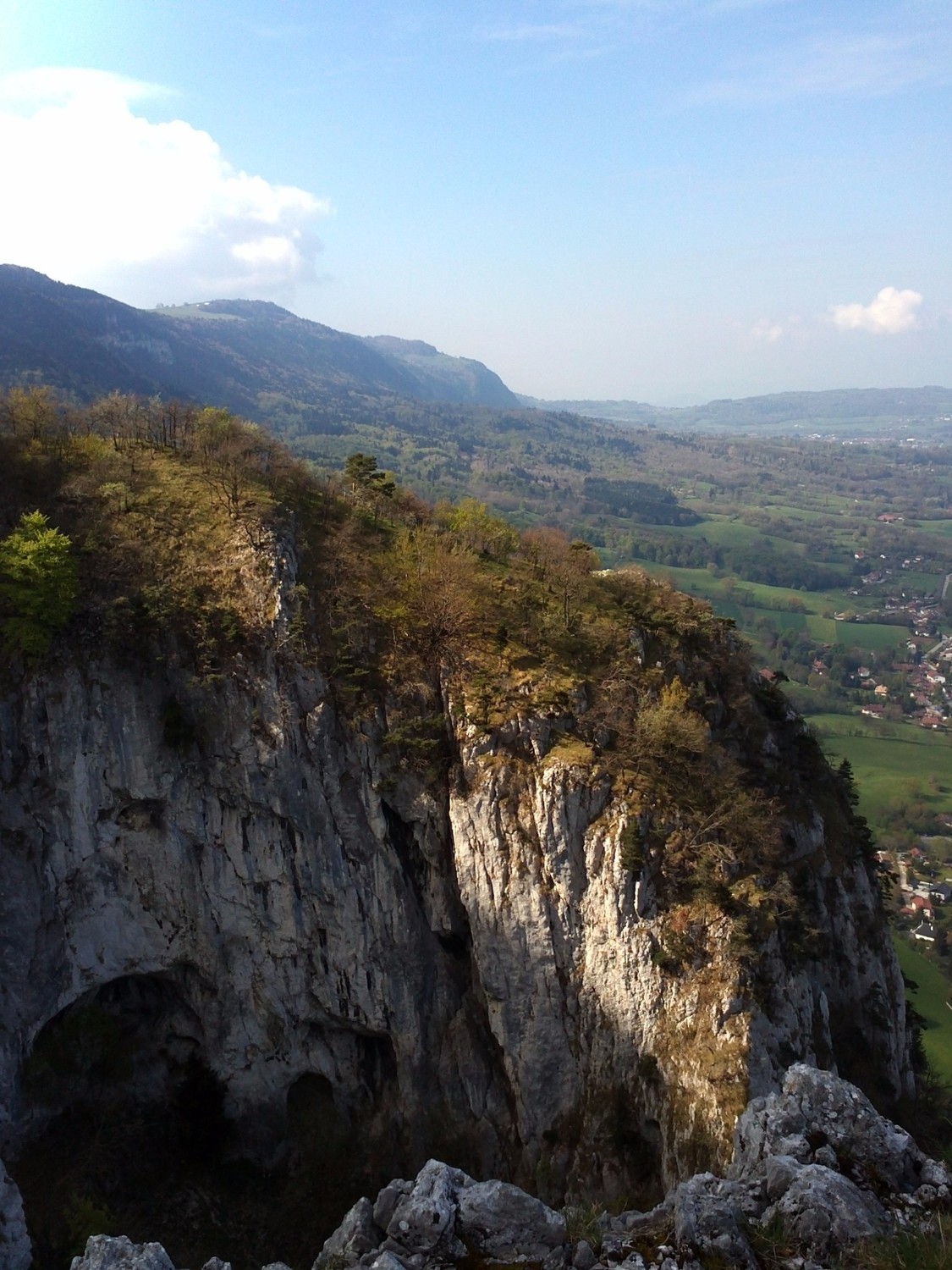 L'esplanade des Etiollets depuis la Mule