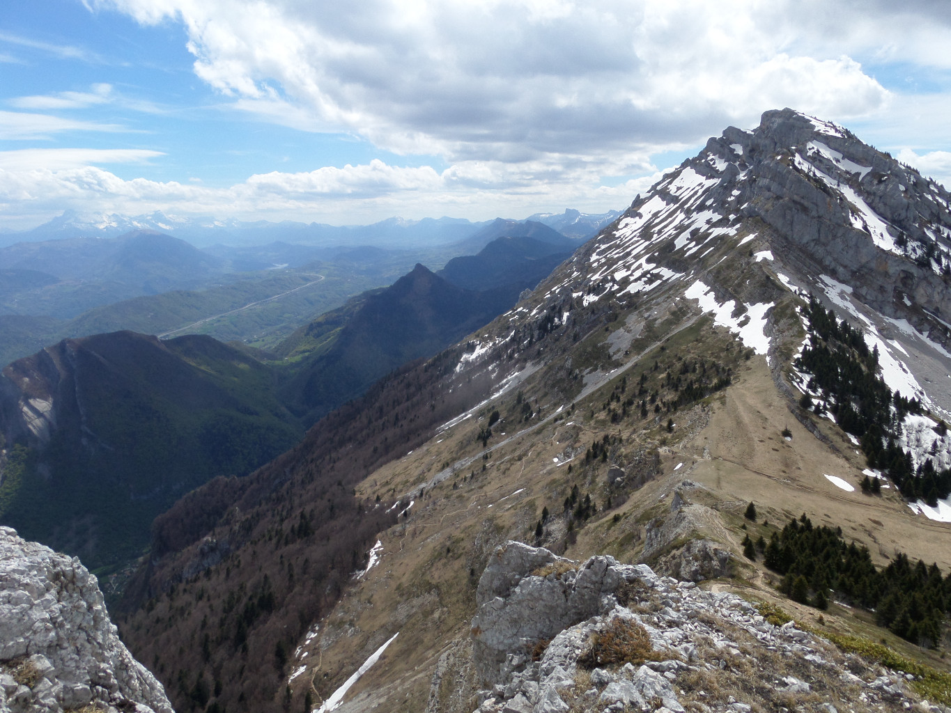 Col de l'Arc, coté Cornafion-Col Vert