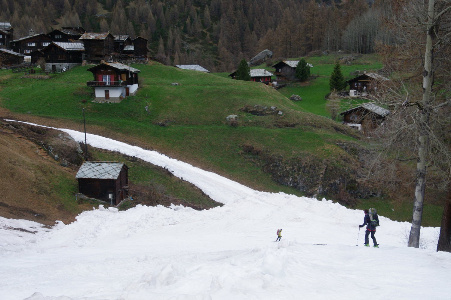 et le ski d'été (c'est canon comme activité ;)) jusqu'à Zermatt