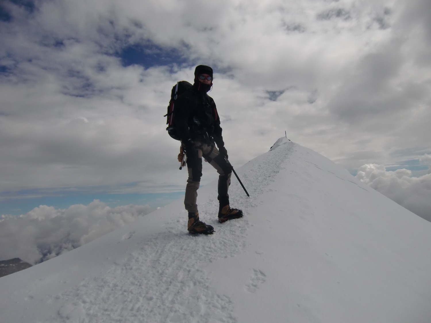 L'arête sommitale