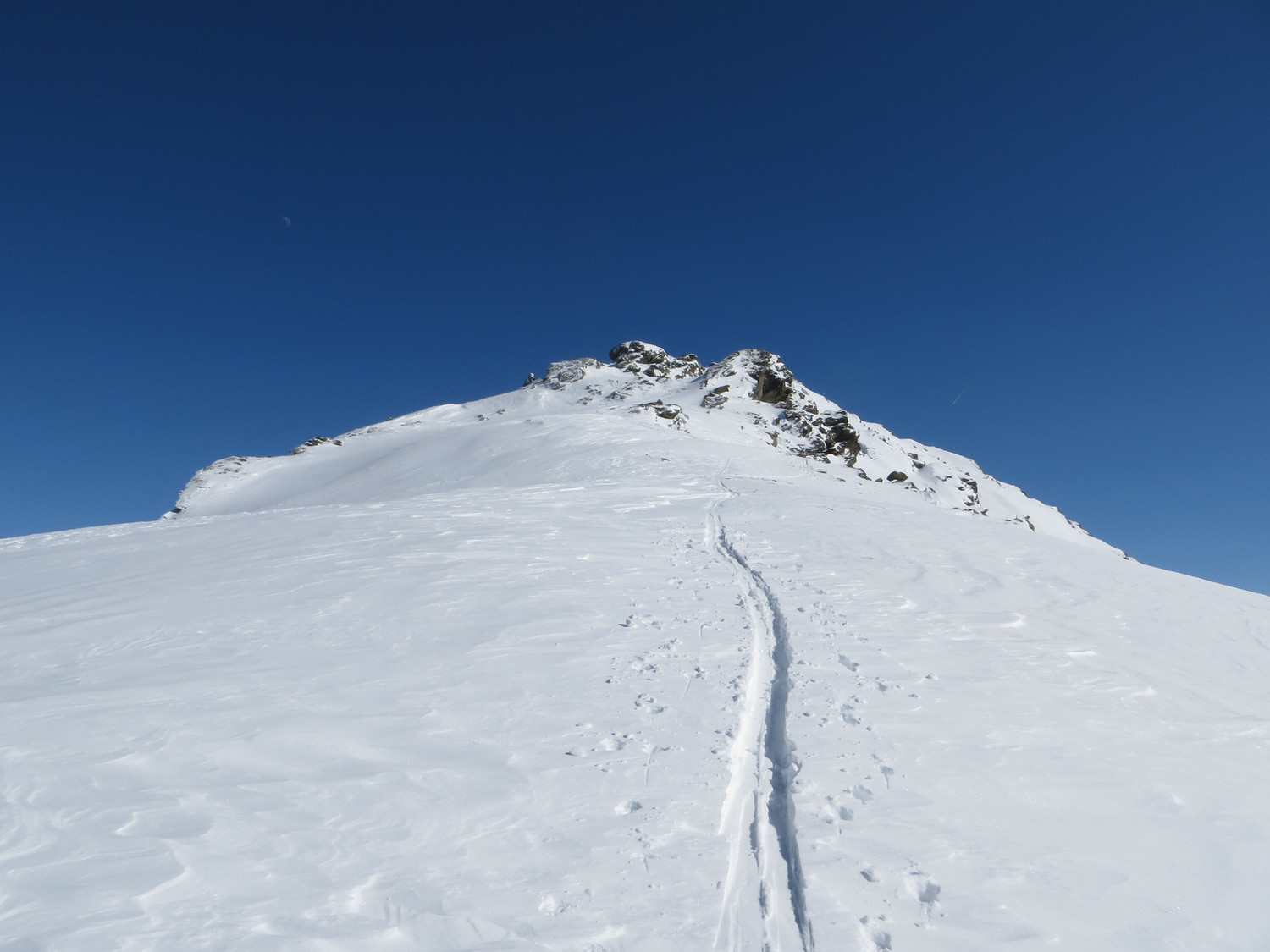 On the NW ridge to Hirzer