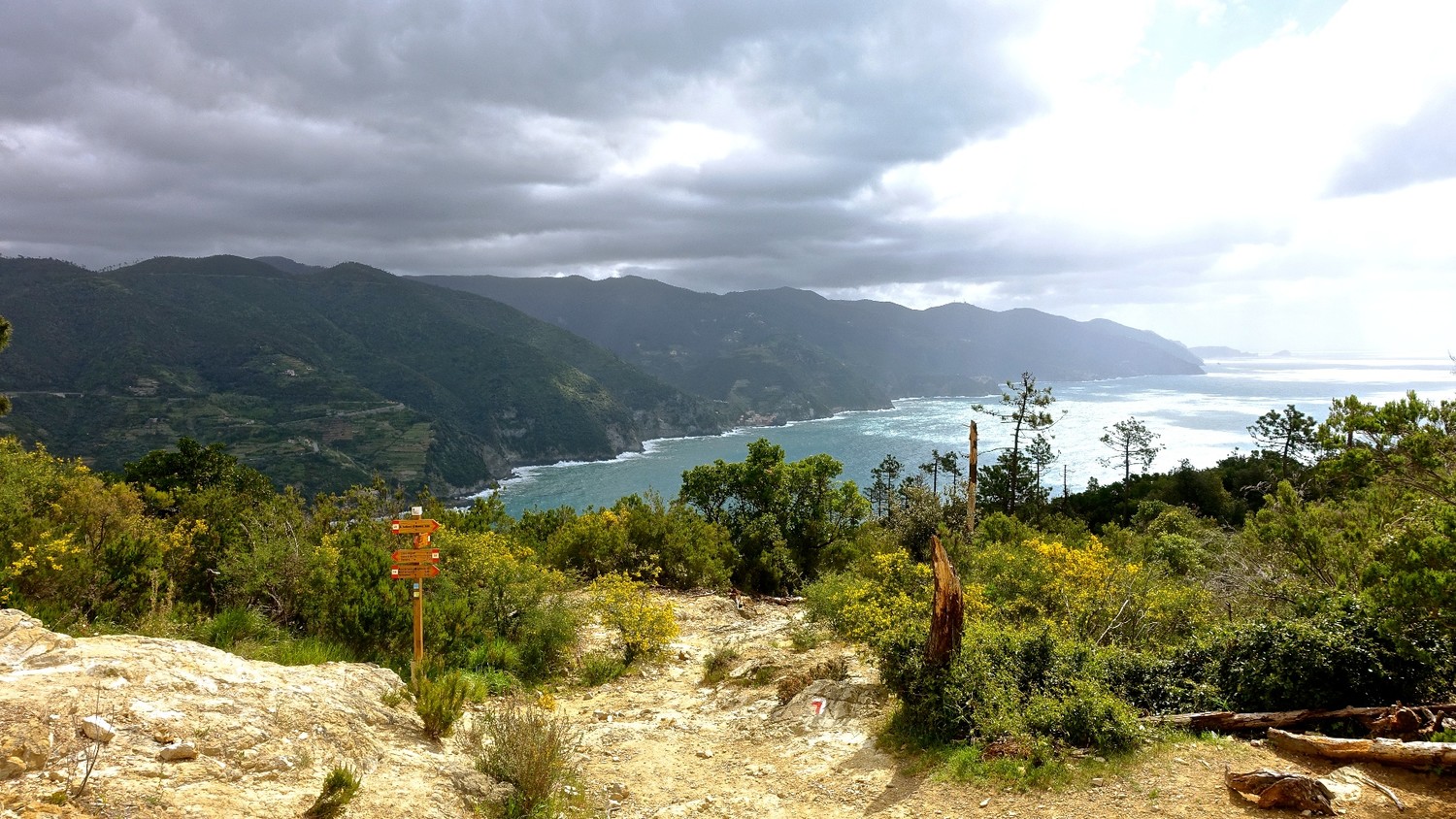 Pointe de Mesco vue sur les Cinque Terre