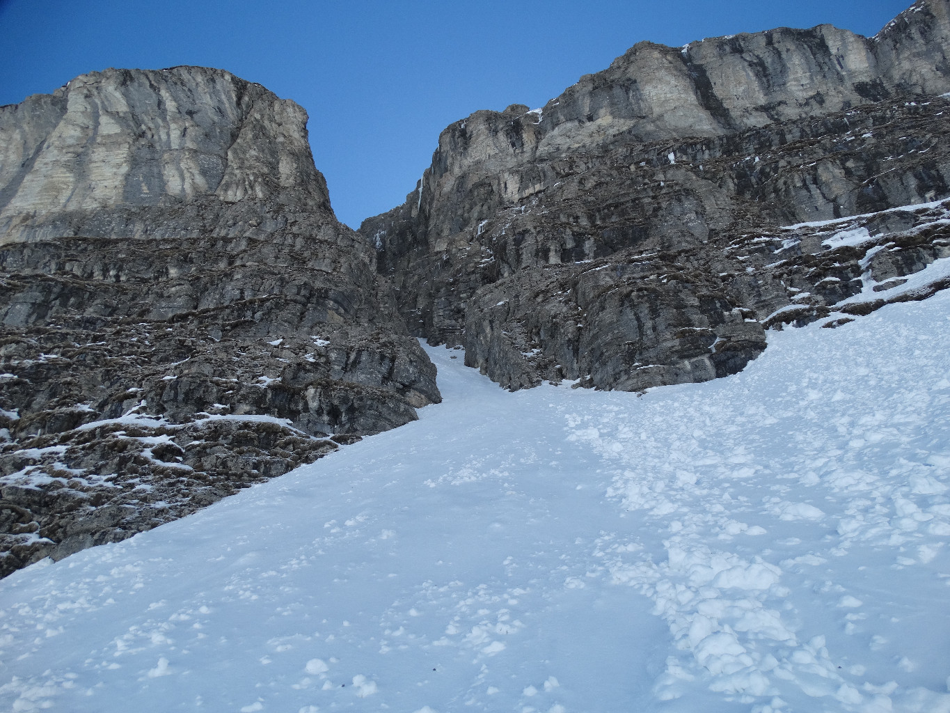 le bas du couloir
