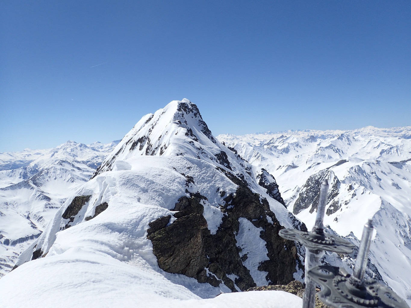 Sommet, personne en vue