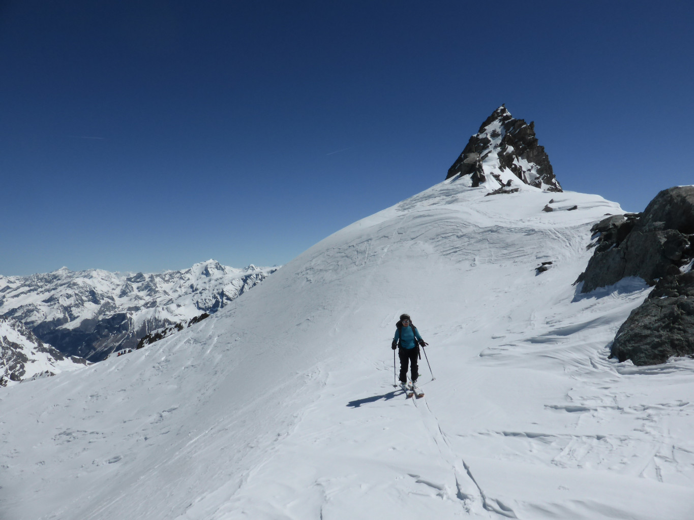 L'Aiguille de Polset derrière Marianne