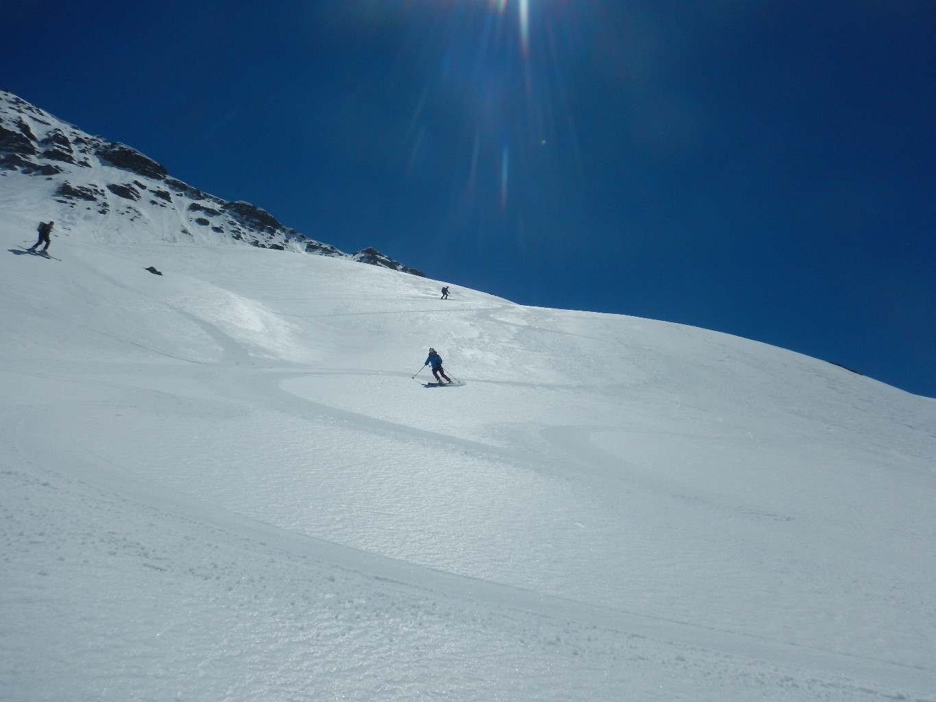 Descente coté st Francois