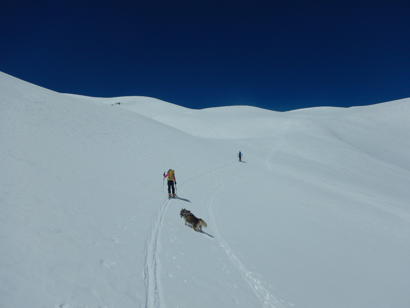 remontée au col du cheval noir