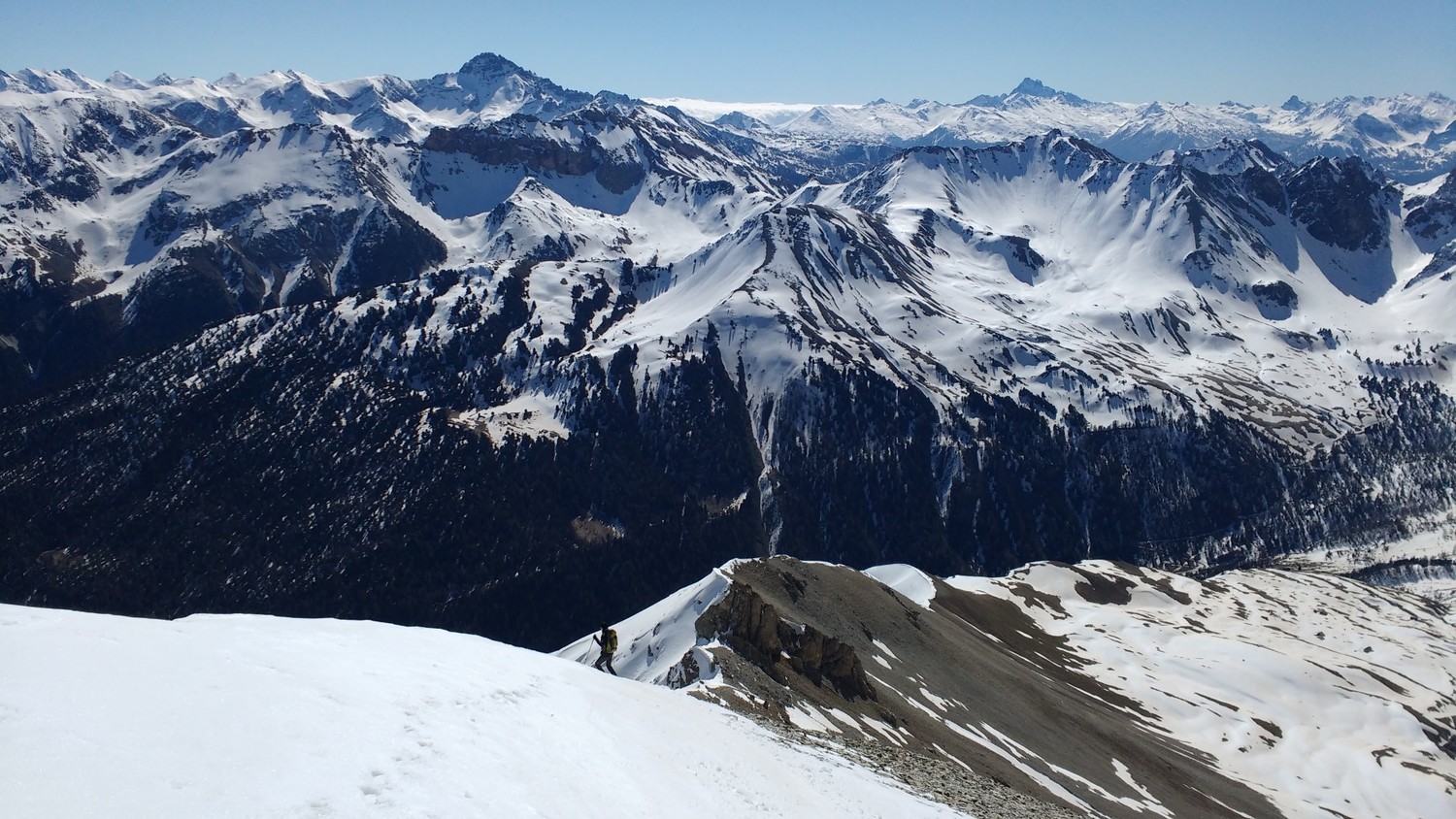 Face au Rochebrune et au Viso