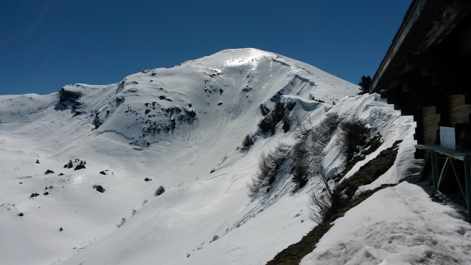 Chésery face NW