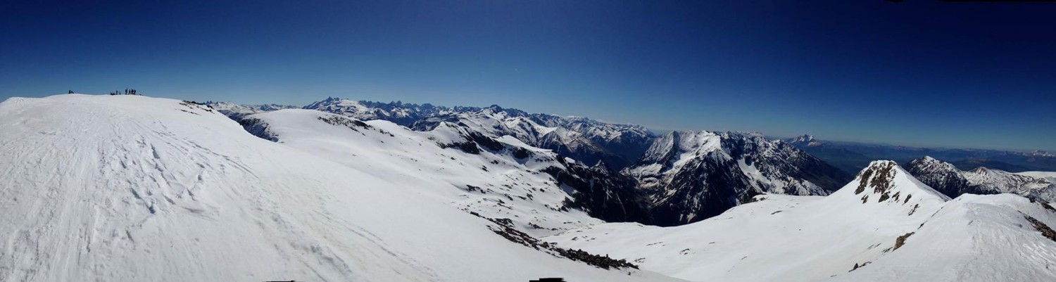 Panoramique depuis le sommet