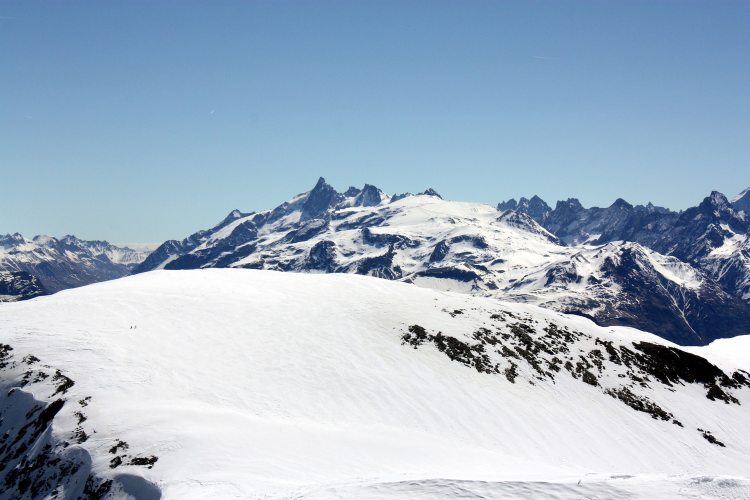 Vue vers la Meije
