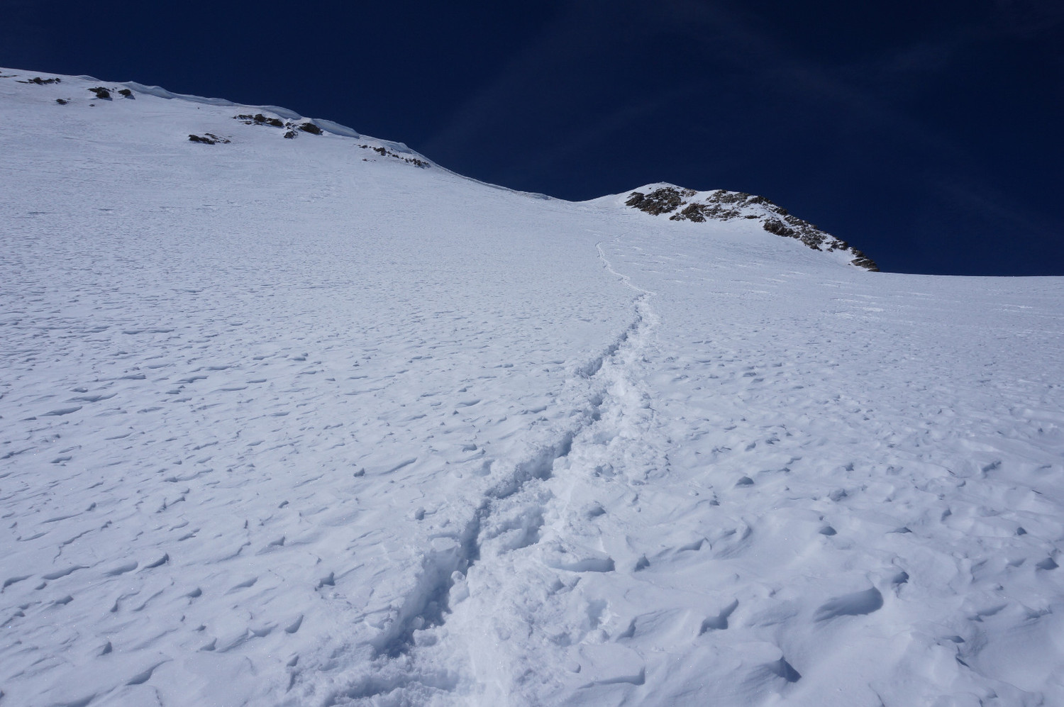 Dans le début de la descente