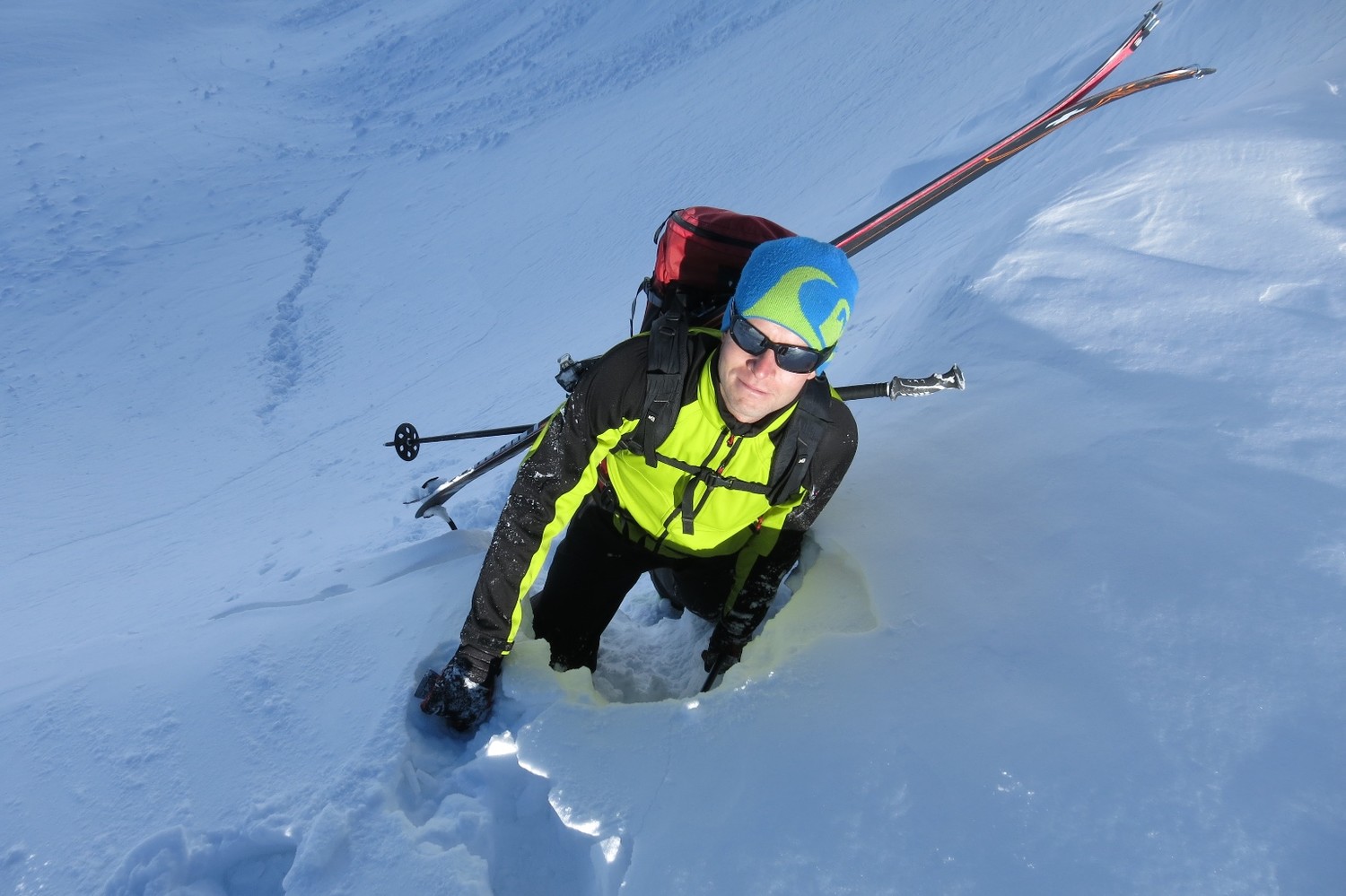 Arrivée au col de la Tsa