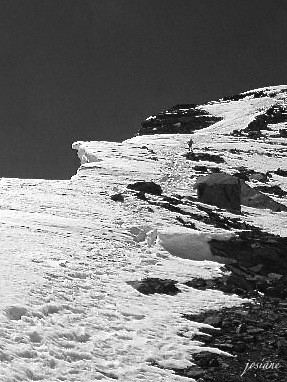 Descente du sommet