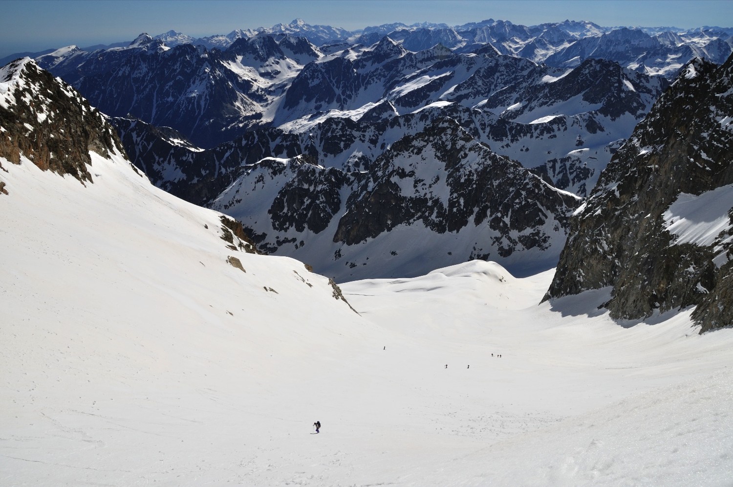 Vallon de Las Neous du pieds du couloir