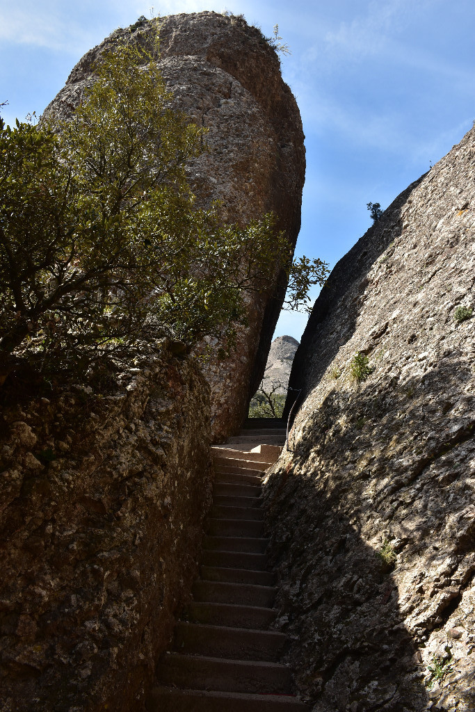 Escletxa poc abans de desviar-nos cap a Sant Benet