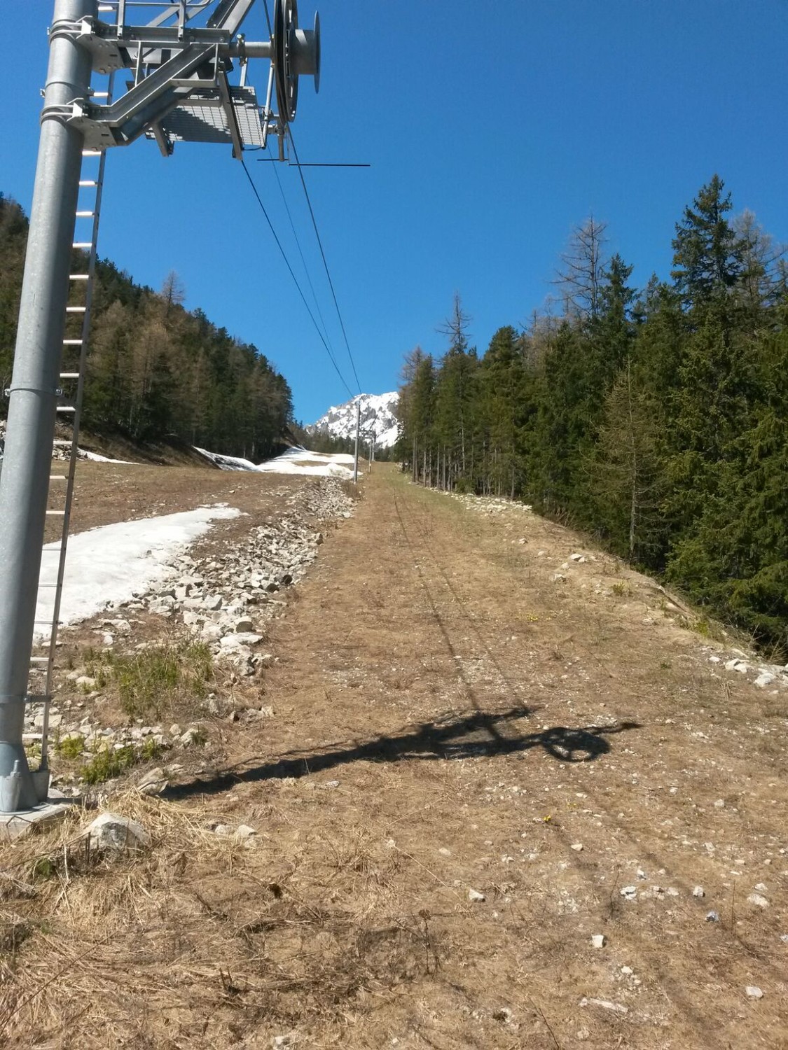 Chemin pour aller rechercher la voiture (la joie des traversées)