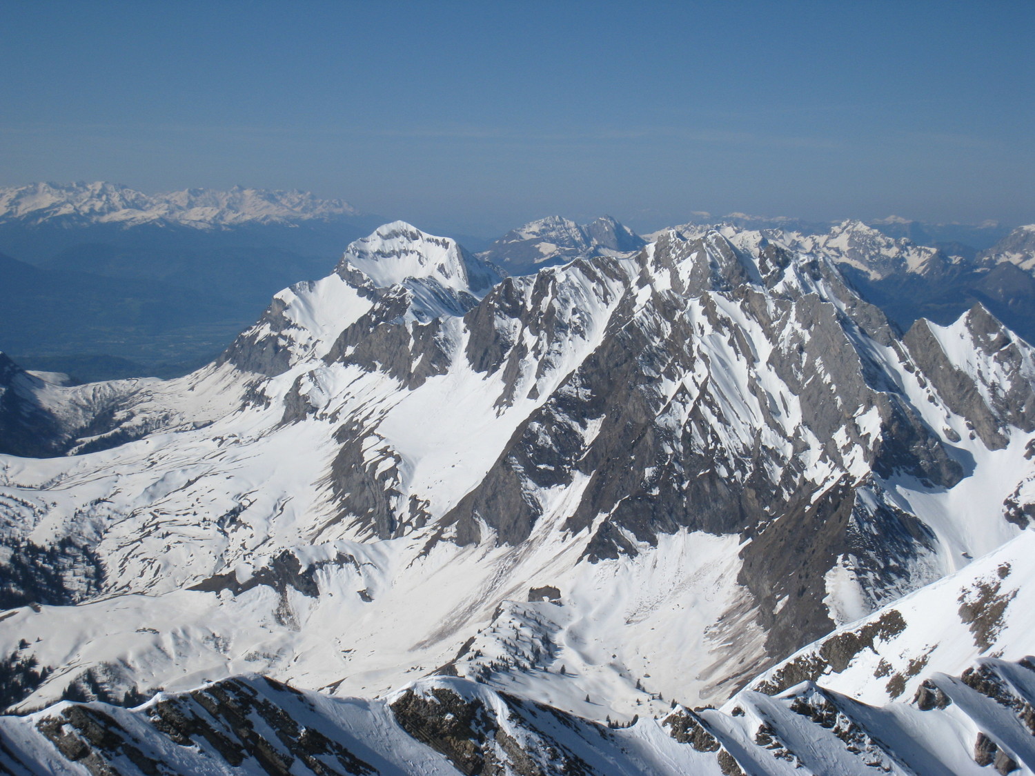 Charvin , Etale-Blonnières- vue depuis Gde Balmaz