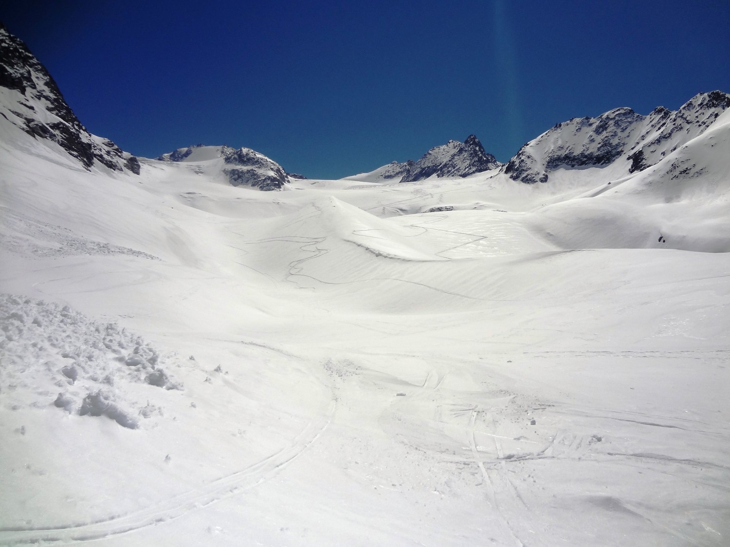 Excellent ski pour finir sur le Glacier de Boveire