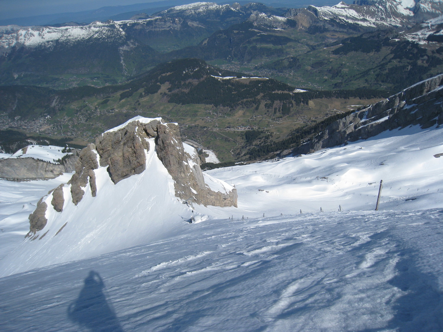 regard vers la combe de Balme - gde Balmaz