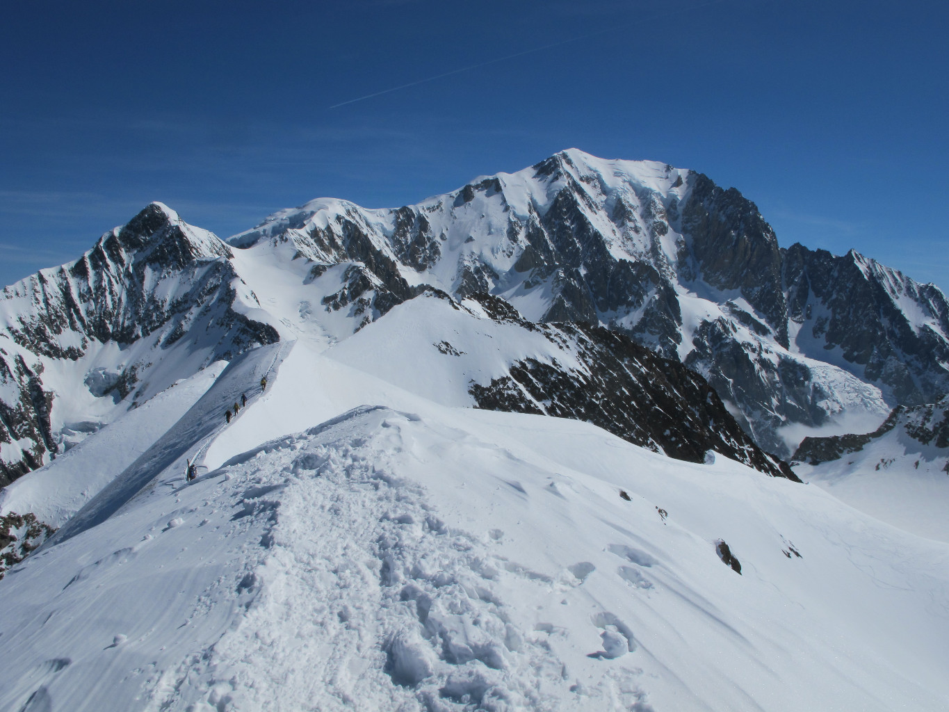 Bien sur, le Mont Blanc.