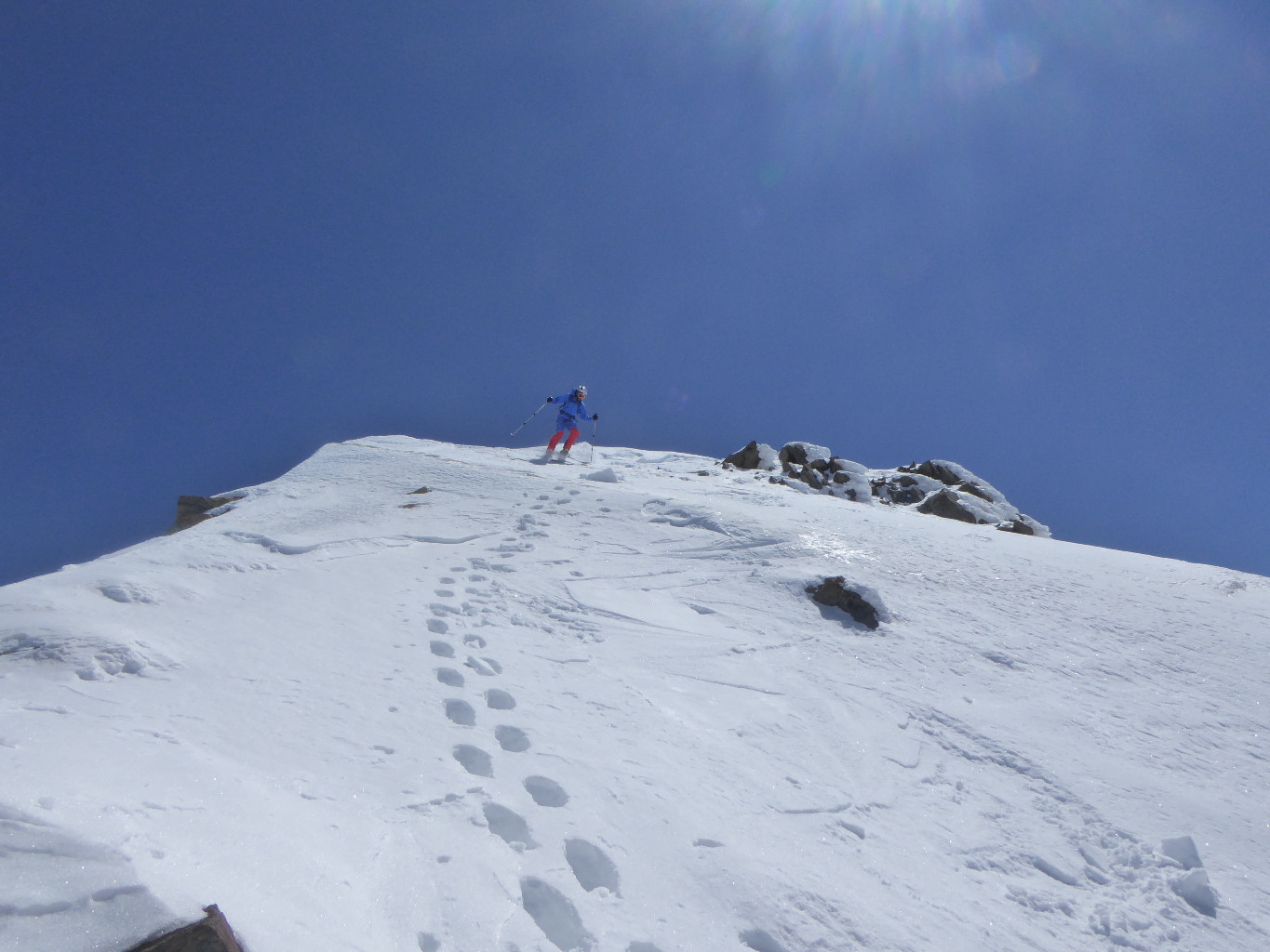 Partenza dalla cima