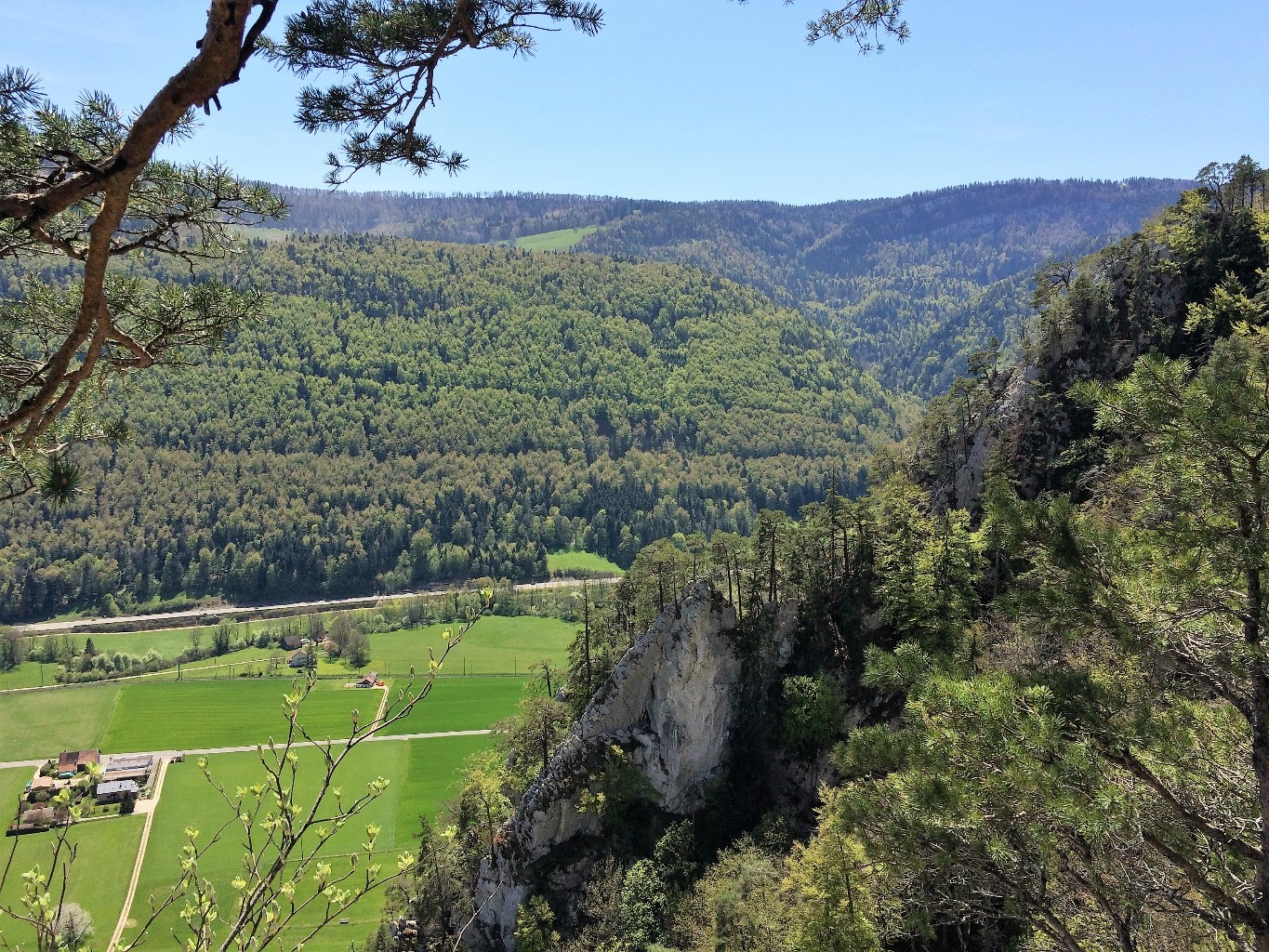 Vue sympathique sur le jura bernois