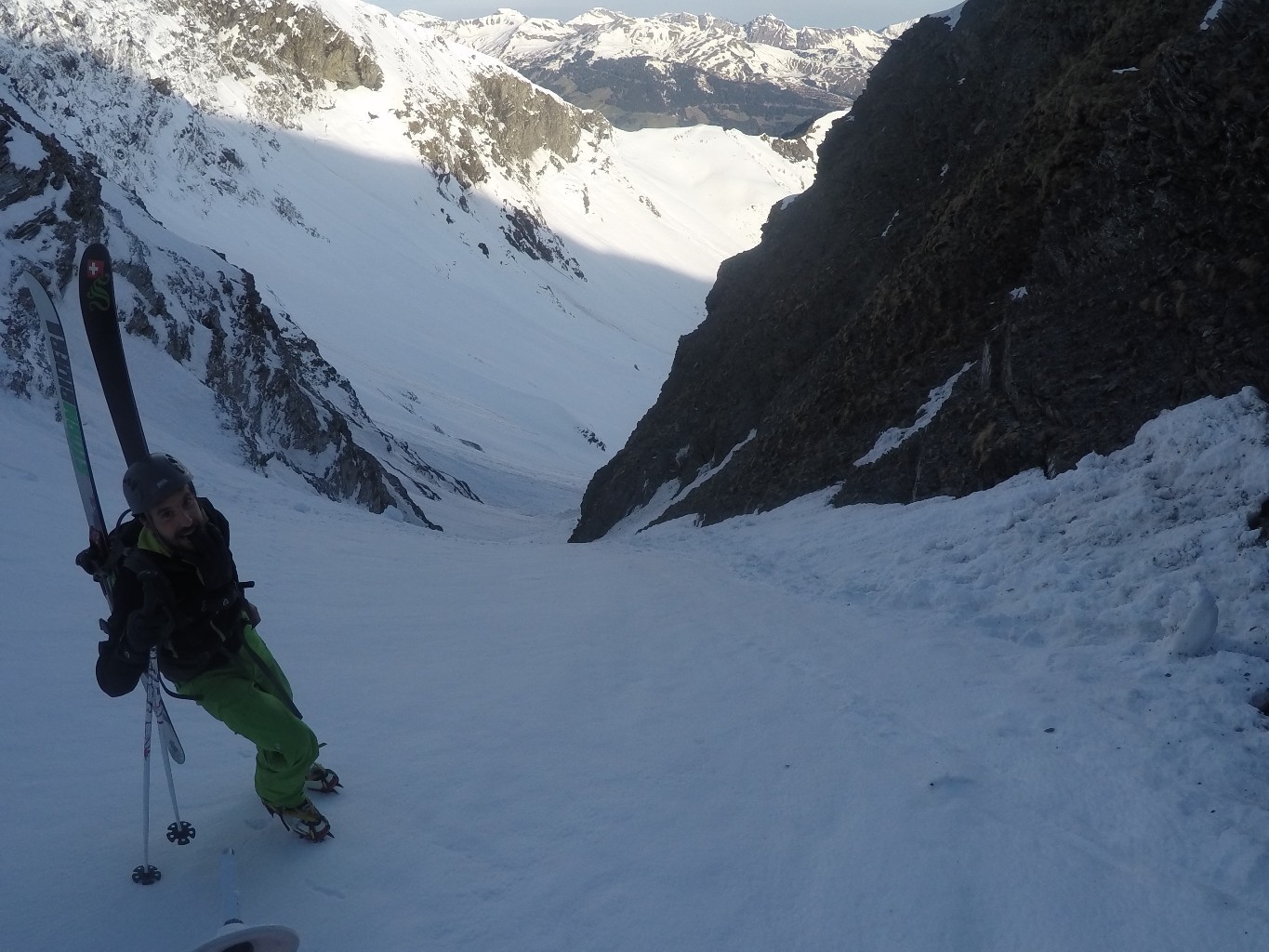 Premier couloir, Luc toujours content