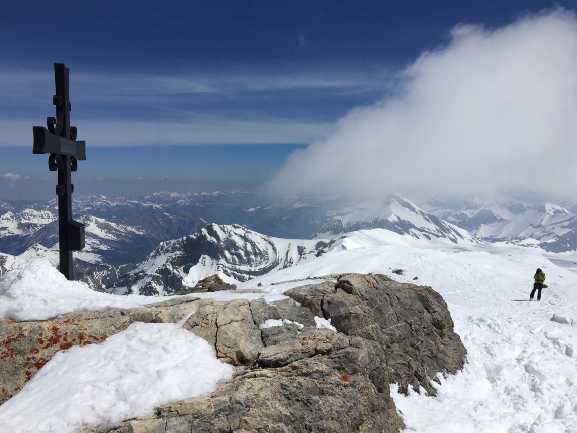 Sommet des Diablerets, au fond Sex Rouge, Oldenhorn