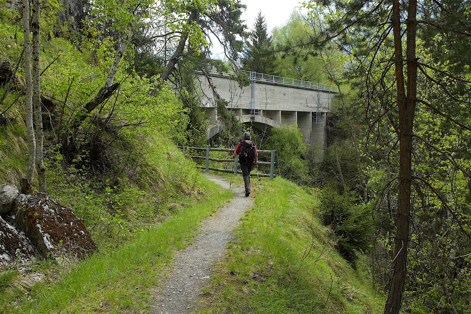 Pont-canal d'eau.