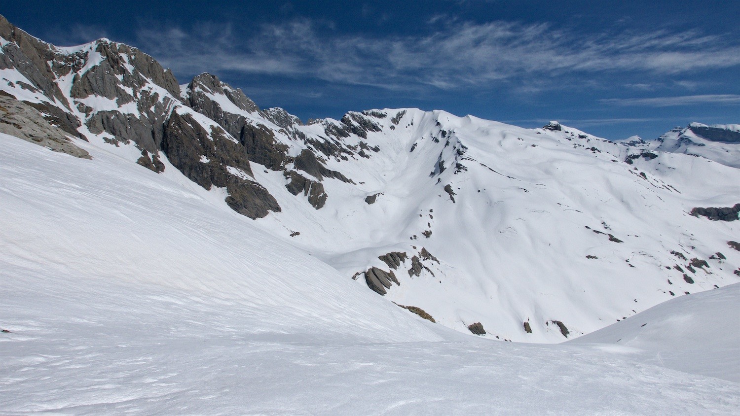Dent de Barme versants W et SW