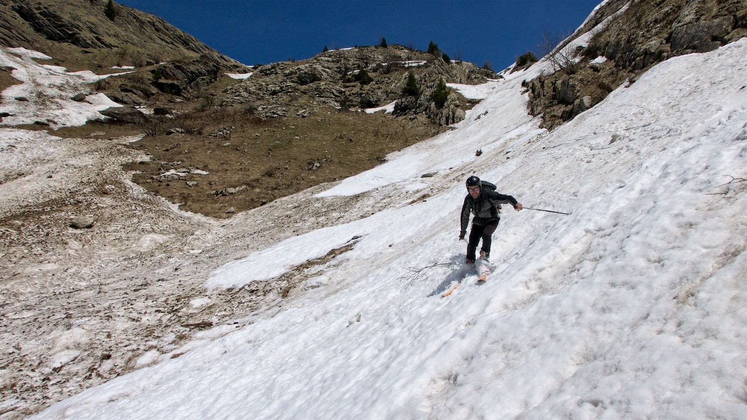 Descente sur les Barmes... soupe !