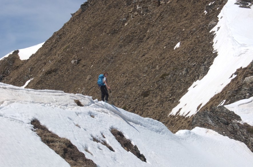 Arête avant le Tuc