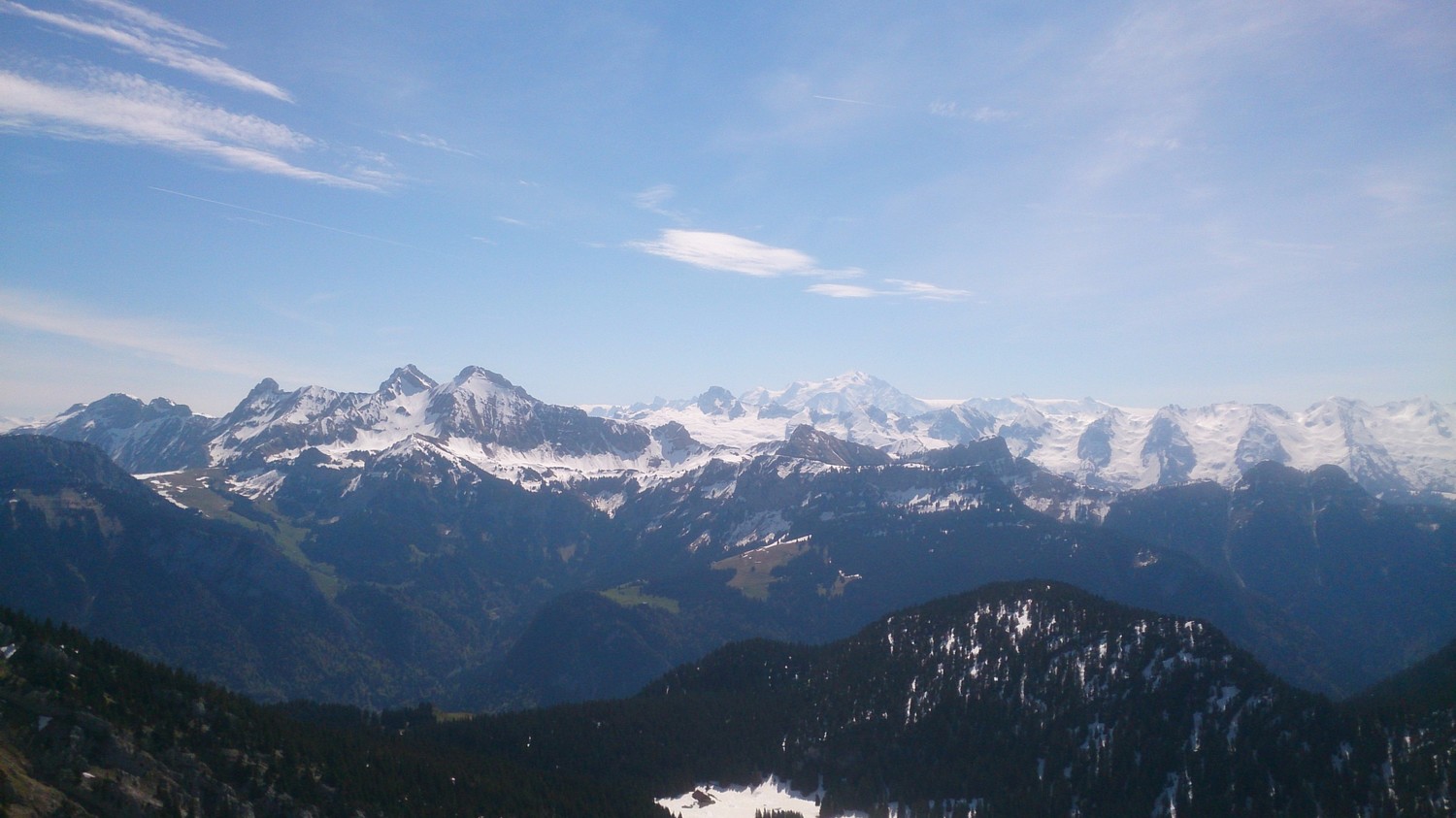 Vue sur les Aravis