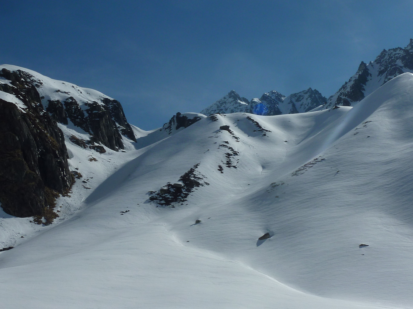 En direction du Piz Ault