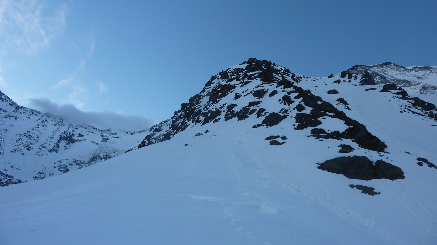 Départ de l'arête
