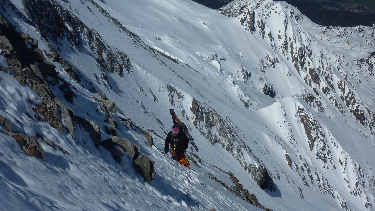 100m avant le sommet
