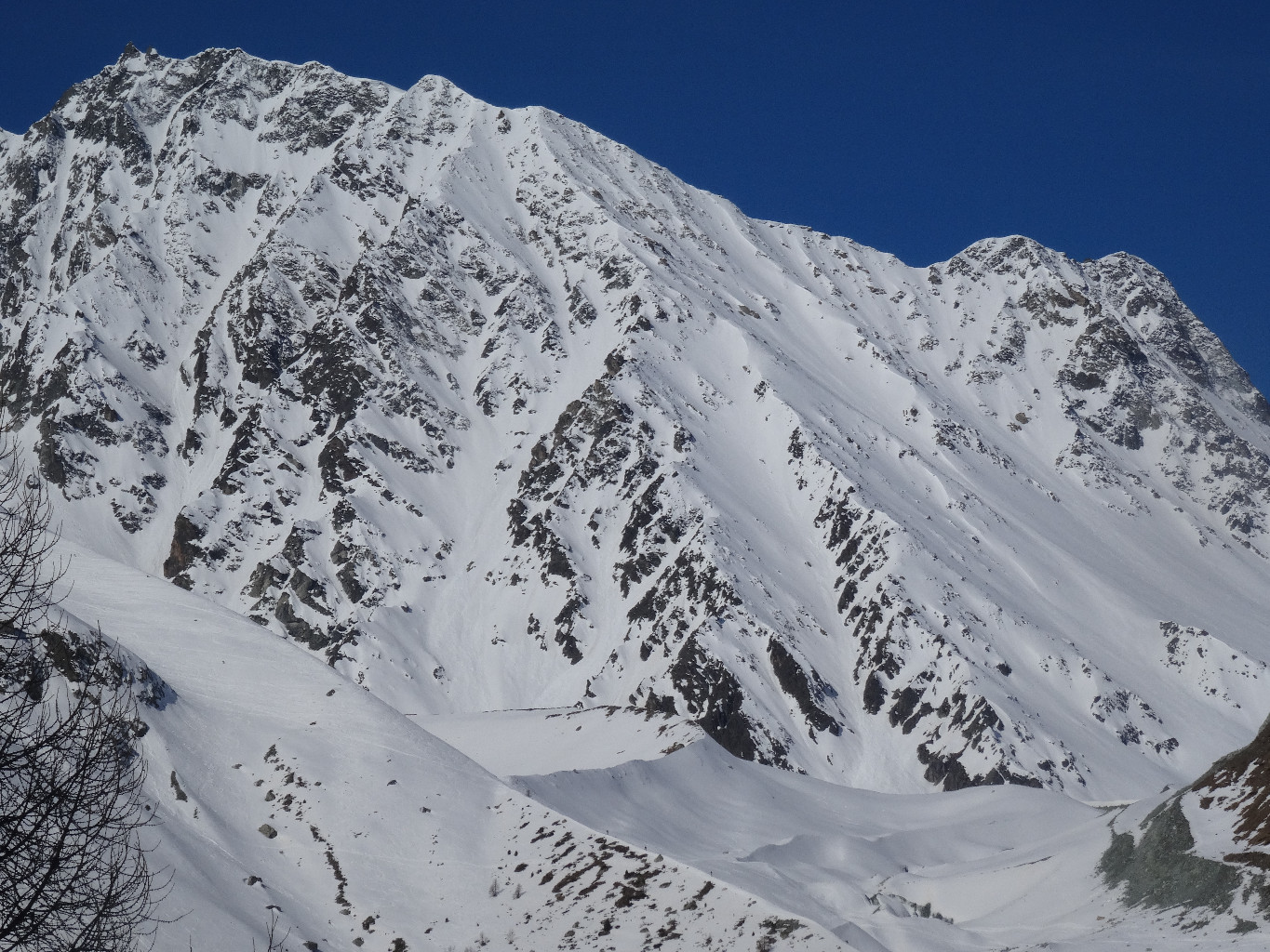 Vue de la Tsa, une semaine après